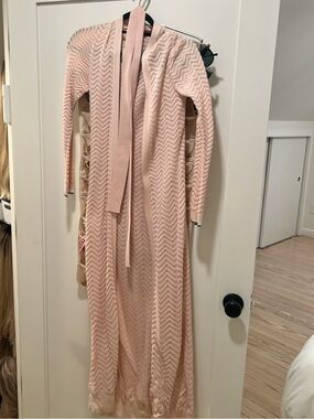 Missoni light pink long cardigan/ dress
